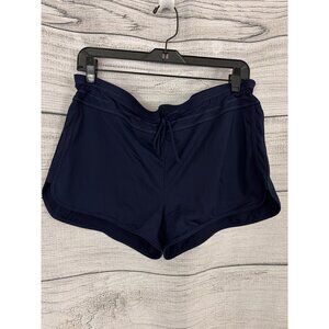 Athleta Navy Blue Running Shorts Size L